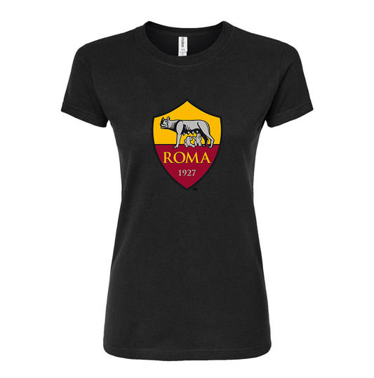 Women's AS Roma Round Neck T-Shirt