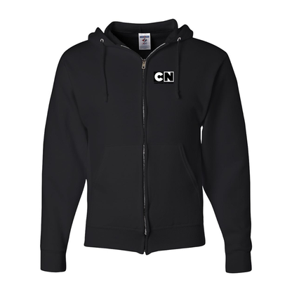 Men's Cartoon Network JERZEES NuBlend Full Zip Hooded Sweatshirt