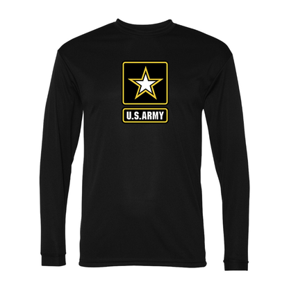 Men's  U.S. ARMY Polyester Long Sleeve T-Shirt