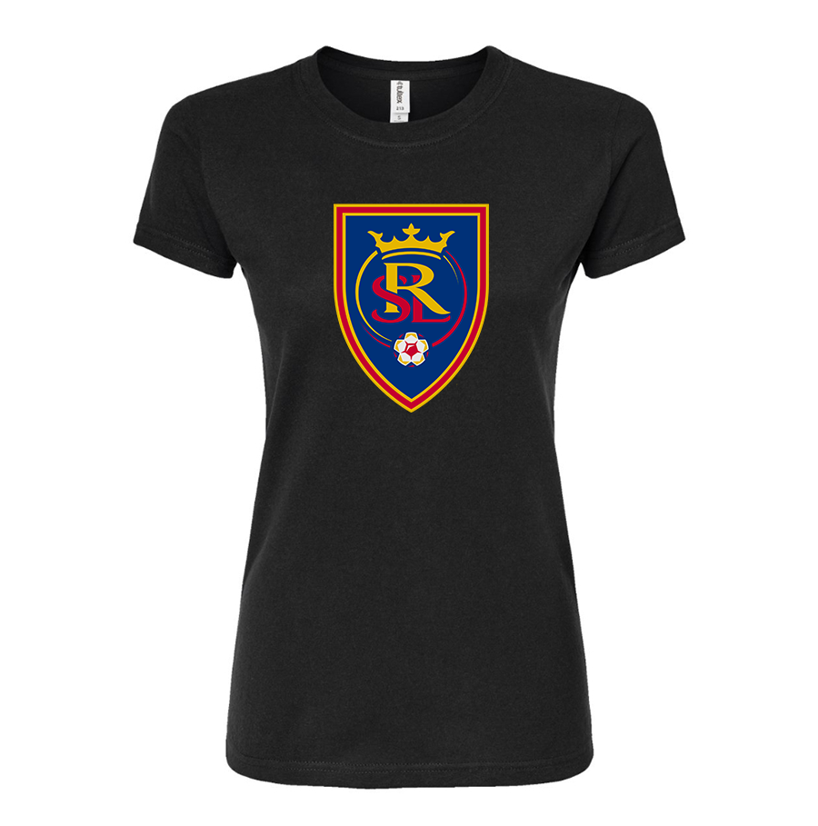 Women's Real Salt Lake Soccer Round Neck T-Shirt