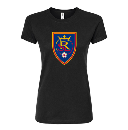 Women's Real Salt Lake Soccer Round Neck T-Shirt