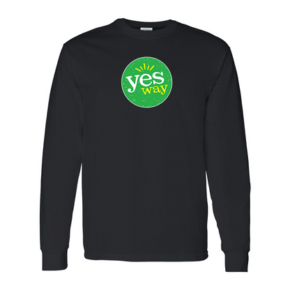 Men's Yes Way  Gildan Heavy Cotton Long Sleeve T-Shirt