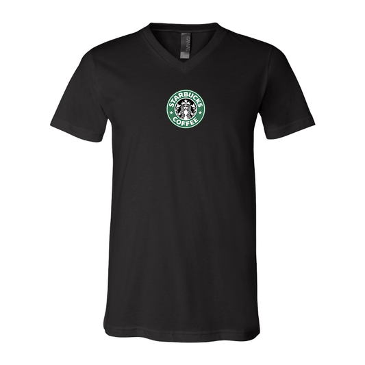 Starbucks Coffee BELLA  CANVAS  Jersey V-Neck Tee
