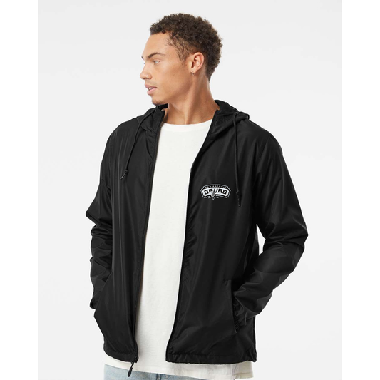 Men's San Antonio Spurs Independent Trading Co Lightweight Windbreaker Full-Zip Jacket