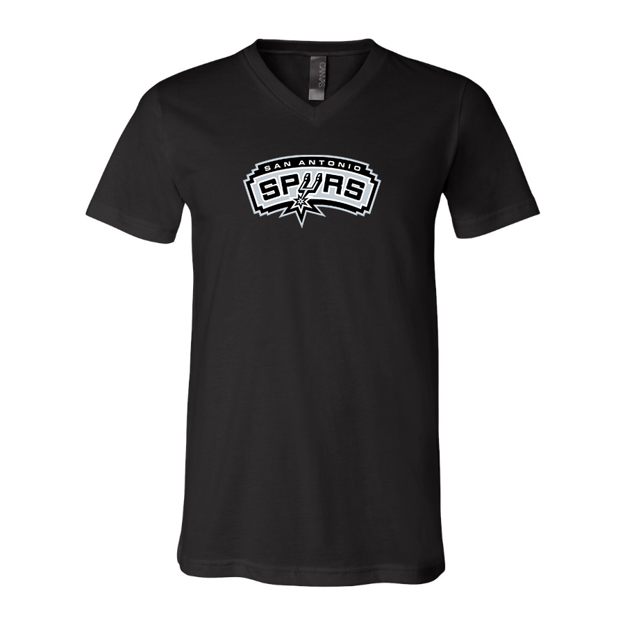 San Antonio Spurs BELLA  CANVAS  Jersey V-Neck Tee