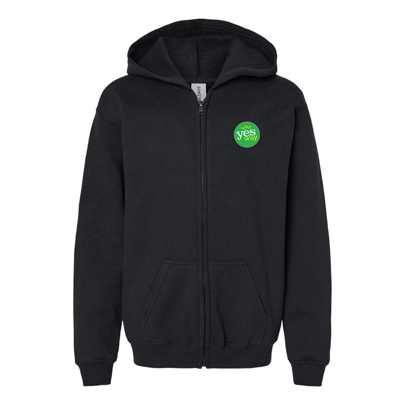 Youth's Yes Way  Gildan Heavy Blend Full-Zip Hooded Sweatshirt