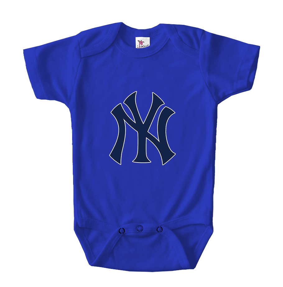 New York NY Yankees Baseball Baby Romper Onesie