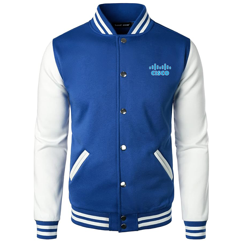 Men’s Cisco Varsity Baseball Jacket Cotton Blend Letterman Jackets