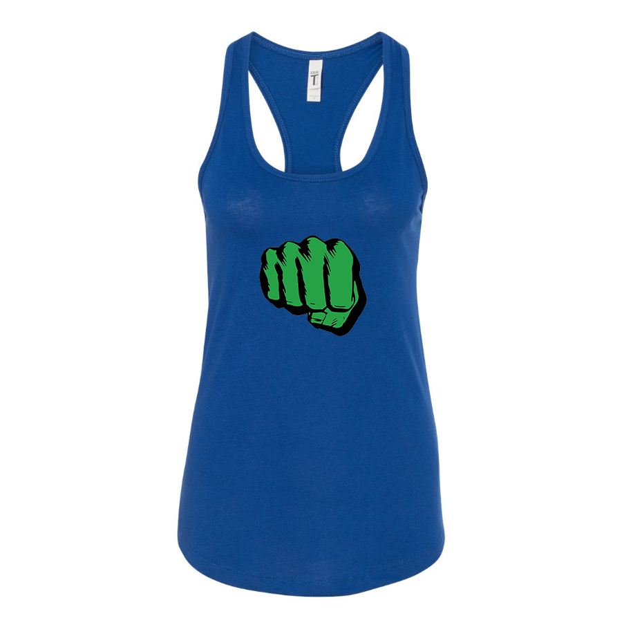 Women's Hulk Punch Racerback Tank Top