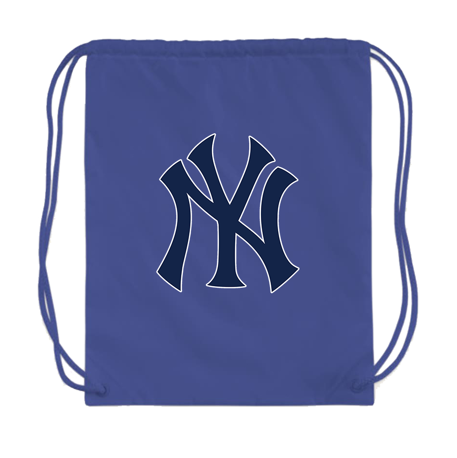 New York NY Yankees Baseball Drawstring Bag