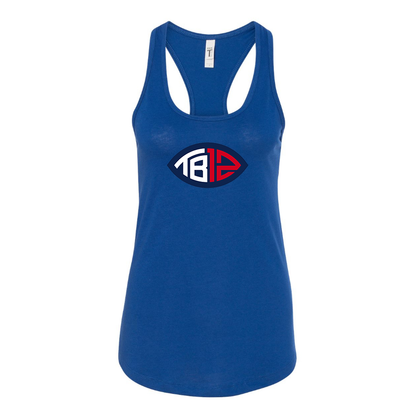 Women's Tom Brady 12 Racerback Tank Top
