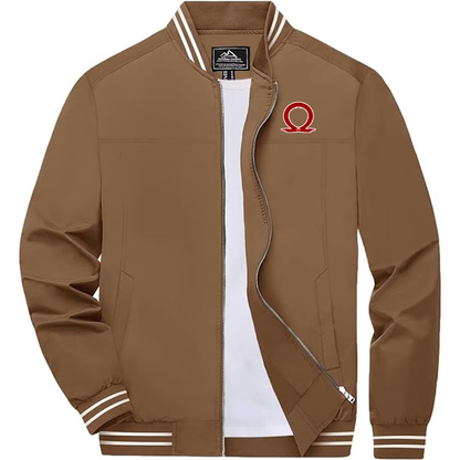 Men's God Of War Boladeci  Bomber Jackets Lightweight Water Resistant Breathable Spring Fall Full Zip Thin Windbreaker Light Jackets