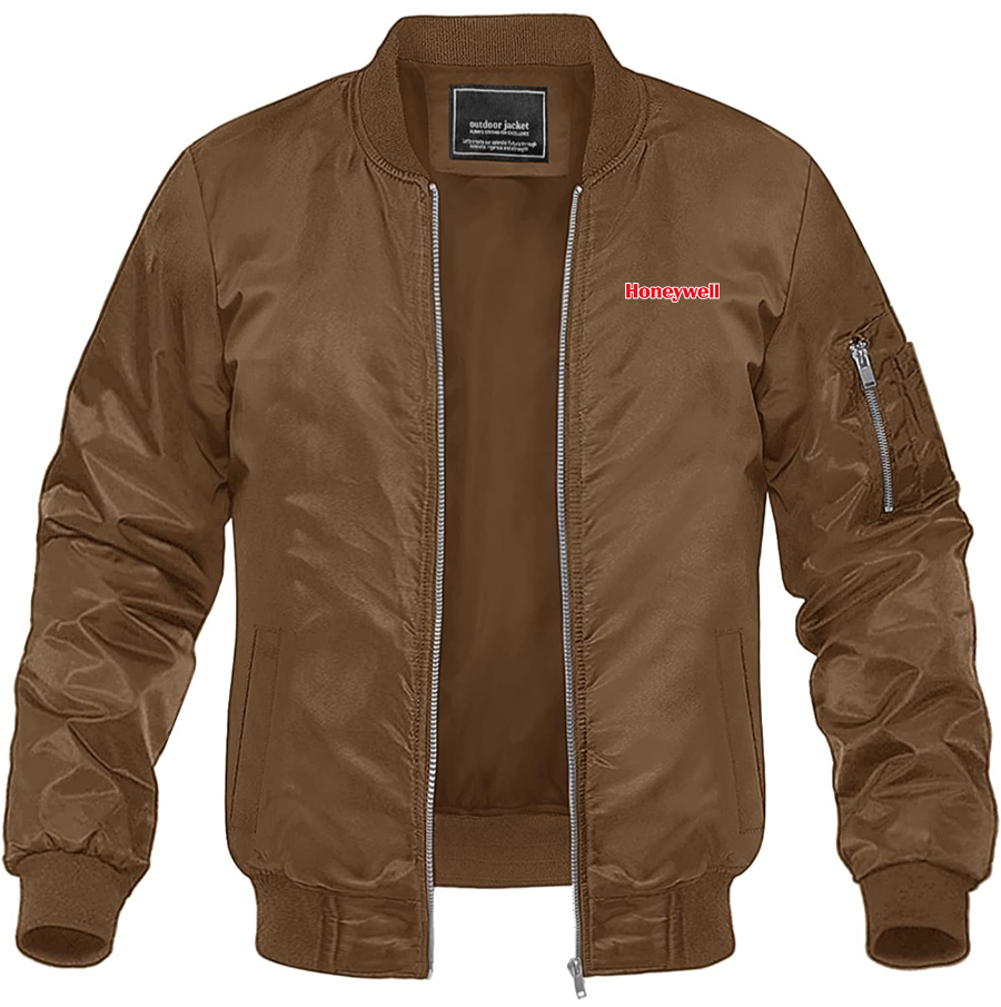 Men's Honeywell  Lightweight Bomber Jacket Windbreaker Softshell Varsity Jacket