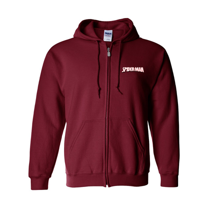 Men's Spider Man Gildan Heavy Blend Full-Zip Hooded Sweatshirt