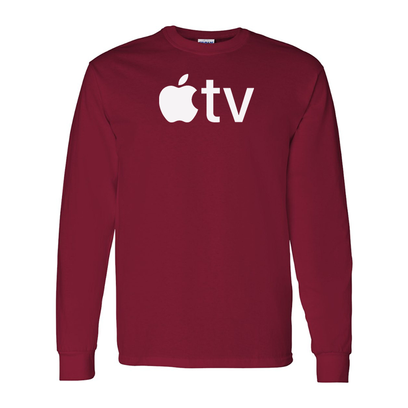 Men's Apple TV  Gildan Heavy Cotton Long Sleeve T-Shirt