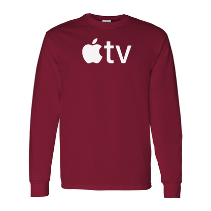 Men's Apple TV  Gildan Heavy Cotton Long Sleeve T-Shirt