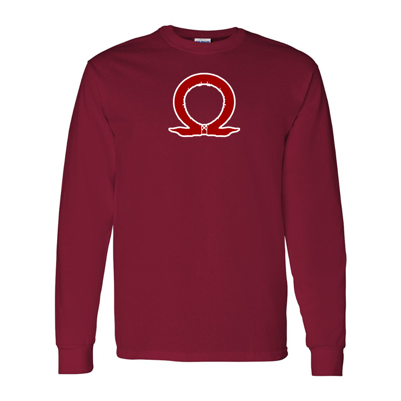 Men's God Of War Gildan Heavy Cotton Long Sleeve T-Shirt