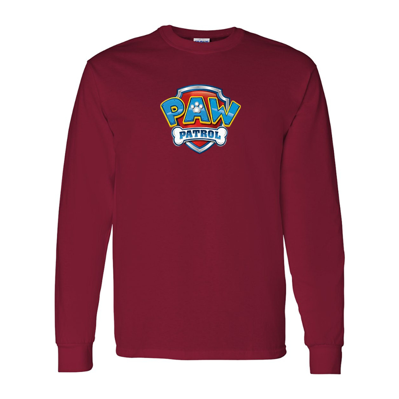 Men's Paw Patrol Gildan Heavy Cotton Long Sleeve T-Shirt
