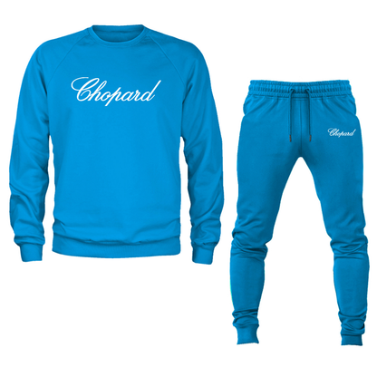 Men's Chopard  Crewneck Sweatshirt Joggers Set