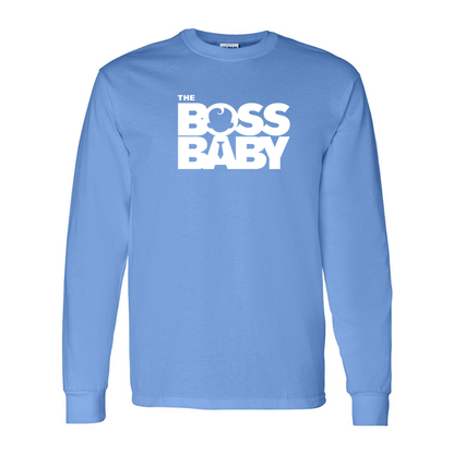 Men's Boss Baby  Gildan Heavy Cotton Long Sleeve T-Shirt