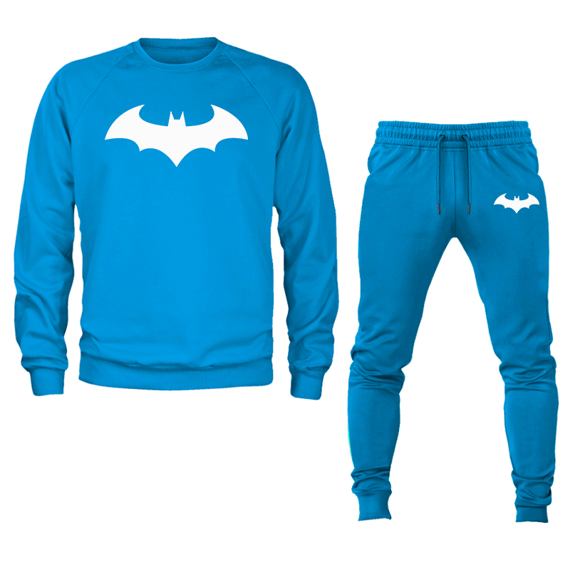 Men's Batman Crewneck Sweatshirt Joggers Set