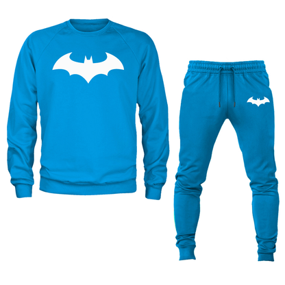 Men's Batman Crewneck Sweatshirt Joggers Set