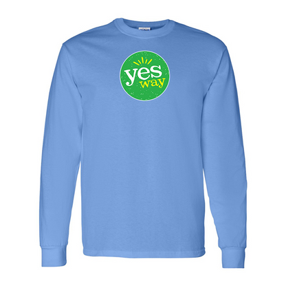Men's Yes Way  Gildan Heavy Cotton Long Sleeve T-Shirt