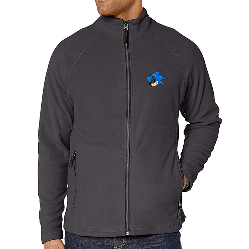 Men's  Sonic the Hedgehog Clique Summit Full-Zip Microfleece