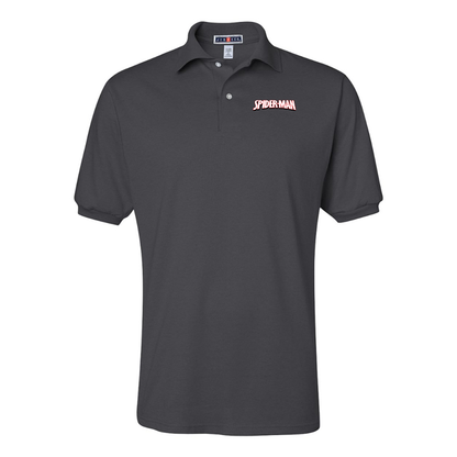 Men's Spider Man JERZEES  SpotShield Polo