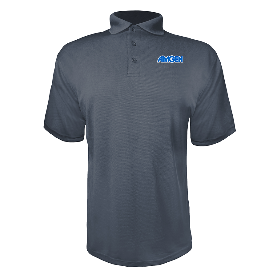 Men' Amgen Polyester Polos