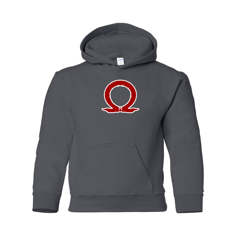 Youth's God Of War Gildan Heavy Blend Hooded Sweatshirt