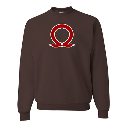 Men's God Of War JERZEES NuBlend Crewneck Sweatshirt