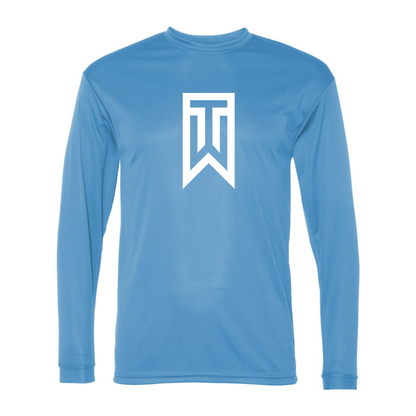 Men's Tiger Woods Polyester Long Sleeve T-Shirt