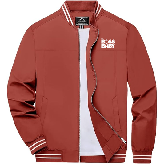 Men's Boss Baby Boladeci  Bomber Jackets Lightweight Water Resistant Breathable Spring Fall Full Zip Thin Windbreaker Light Jackets