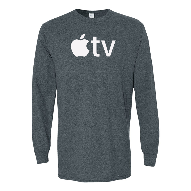 Men's Apple TV  Gildan Heavy Cotton Long Sleeve T-Shirt