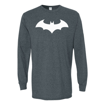 Men's Batman Gildan Heavy Cotton Long Sleeve T-Shirt
