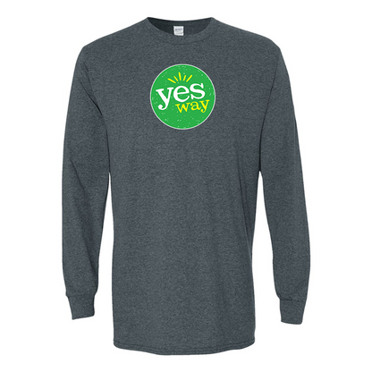 Men's Yes Way  Gildan Heavy Cotton Long Sleeve T-Shirt