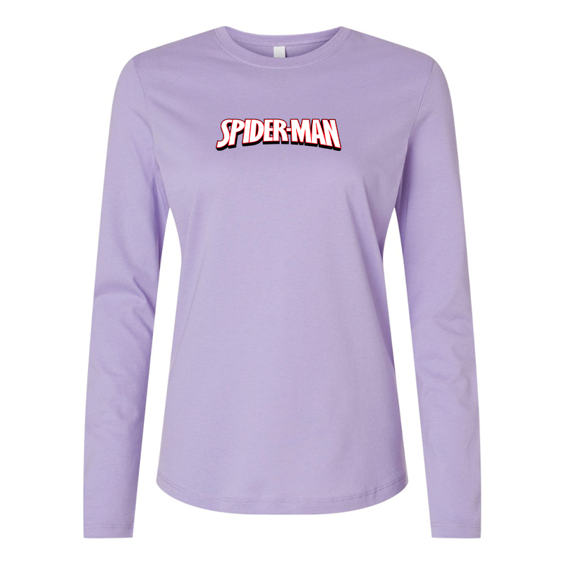 Women’s Spider Man BELLA CANVAS Jersey Long Sleeve Tee