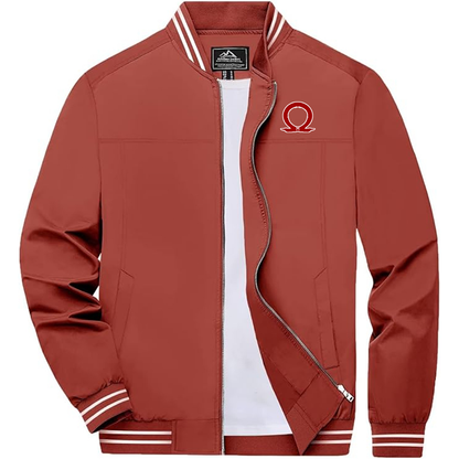 Men's God Of War Boladeci  Bomber Jackets Lightweight Water Resistant Breathable Spring Fall Full Zip Thin Windbreaker Light Jackets