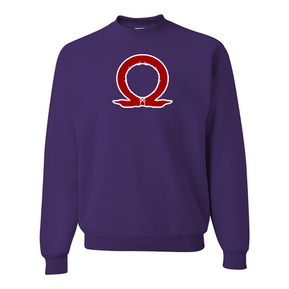Men's God Of War JERZEES NuBlend Crewneck Sweatshirt