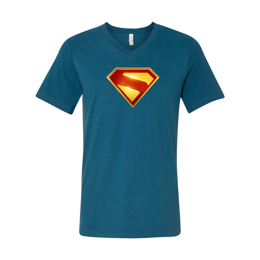 Superman 2025 BELLA  CANVAS  Jersey V-Neck Tee