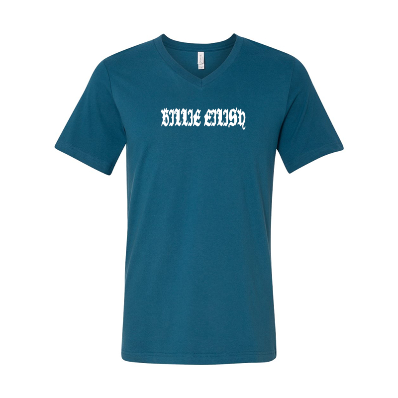 Billie Eilish BELLA  CANVAS  Jersey V-Neck Tee