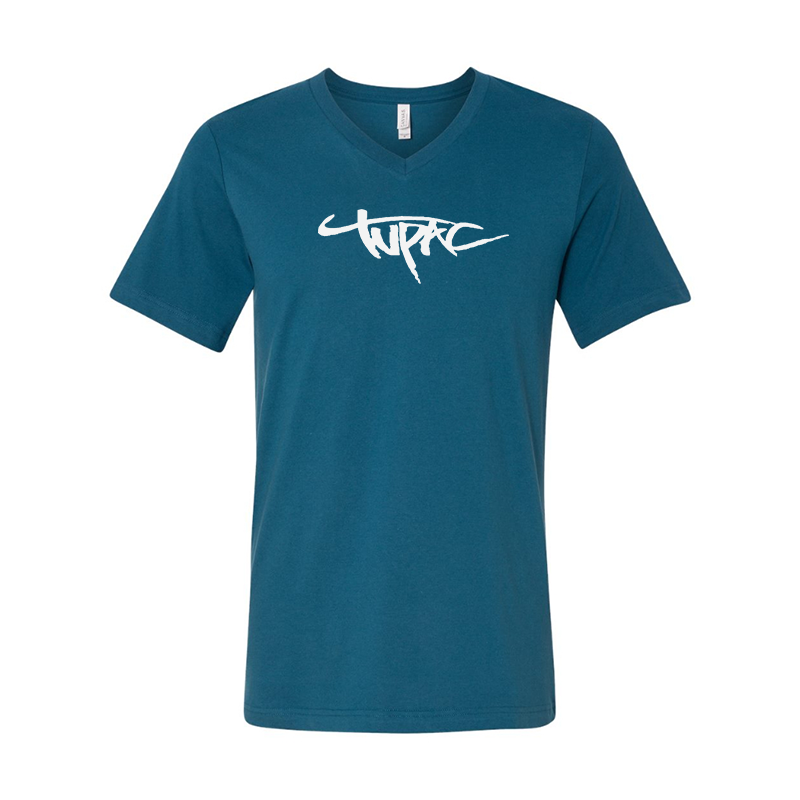 Tupac BELLA  CANVAS  Jersey V-Neck Tee