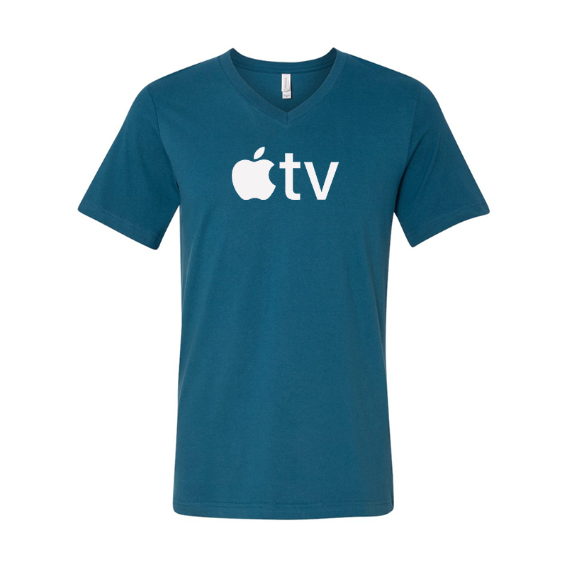 Apple TV BELLA  CANVAS  Jersey V-Neck Tee