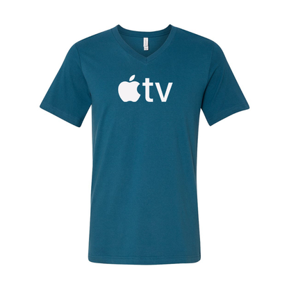 Apple TV BELLA  CANVAS  Jersey V-Neck Tee