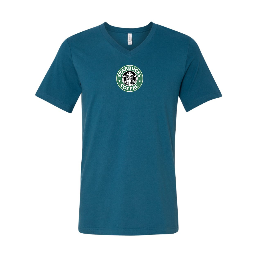 Starbucks Coffee BELLA  CANVAS  Jersey V-Neck Tee
