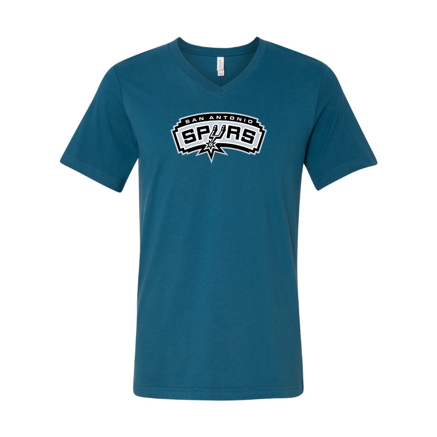 San Antonio Spurs BELLA  CANVAS  Jersey V-Neck Tee