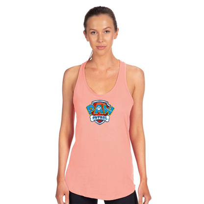 Women's Paw Patrol Next Level Ideal Racerback Tank