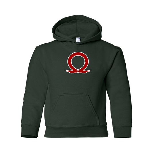 Youth's God Of War Gildan Heavy Blend Hooded Sweatshirt