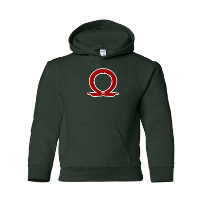 Youth's God Of War Gildan Heavy Blend Hooded Sweatshirt